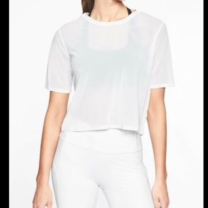 NWT Athleta Micro Mesh Tee